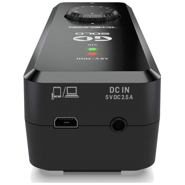 Interfaz De Audio Móvil Tc Helicon Go Solo