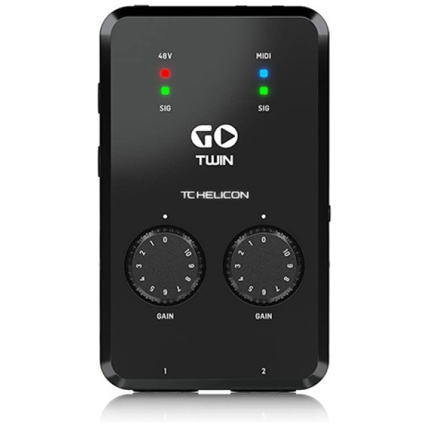 Interfaz De Audio Móvil Tc Helicon Go Twin 2 Canales