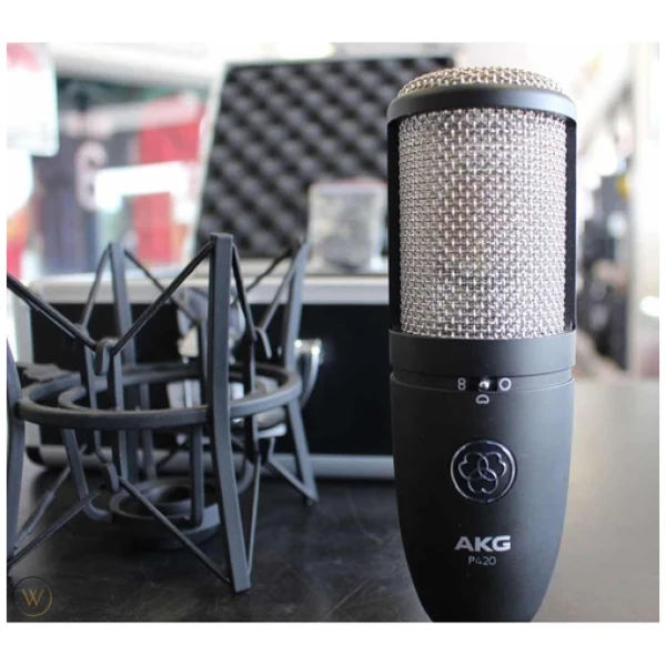 Micrófono Condensador Akg P420 Cardioide / Omnidireccional