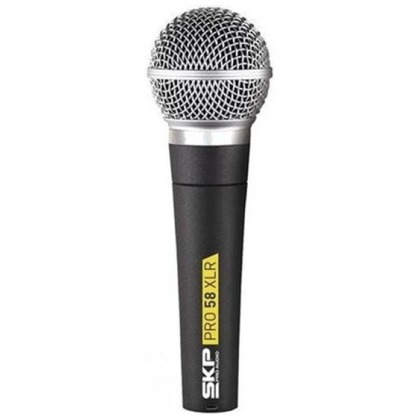 Micrófono Dinámico Skp Pro58xlr + Cable + Caja Acolchada