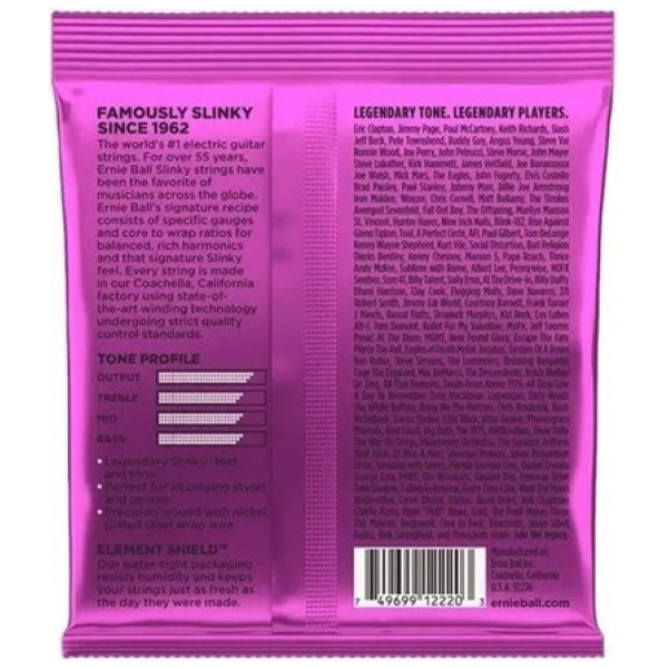 Encordado Ernie Ball 2220 Power Slinky 011-48