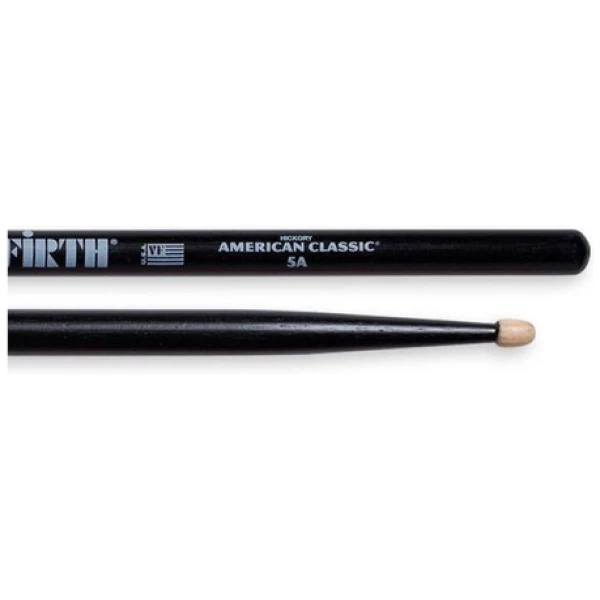 Palillos Negros Vic Firth 5a X5+esb 5 Pares + Funda