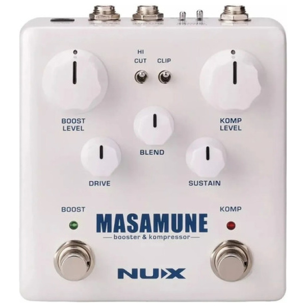 Pedal De Efecto Nux Nbk5 Masamune Booster Compresor