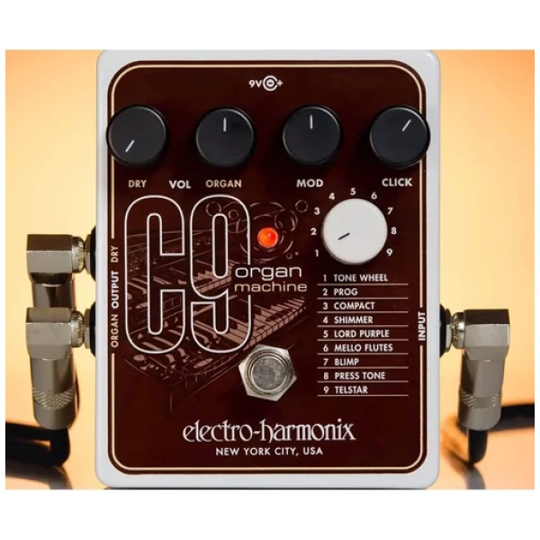 Pedal Emulador De Órganos Electro Harmonix C9 Organ Machine