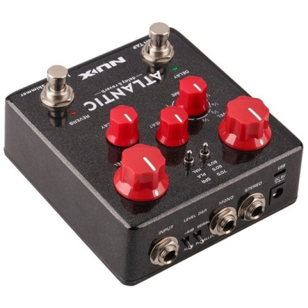 Pedal Nux Atlantic Ndr5 Ndr-5 Reverb + Delay Tap Tempo