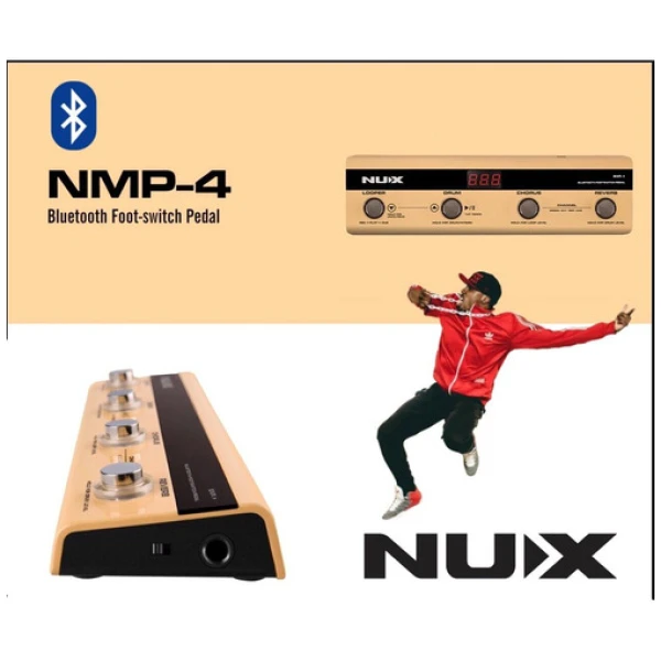 Pedal Nux Nmp4 Nmp-4 Footswitch Bluetooth Stageman Ac50