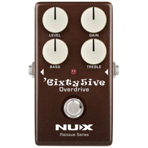 Pedal Overdrive P/ Guitarra Nux 6ixty5ive