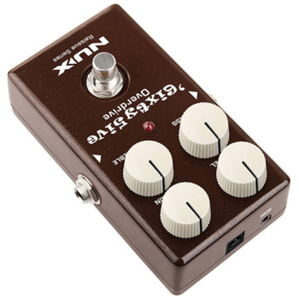 Pedal Overdrive P/ Guitarra Nux 6ixty5ive