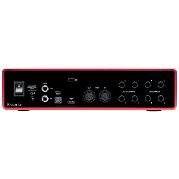 Placa Interfaz De Audio Focusrite Scarlett 18i8 3° Gen