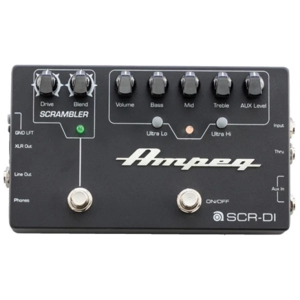 Preamplificador Con Overdrive P/ Bajo Ampeg Scrambler Scr Di