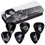 Púas Jim Dunlop Jimi Hendrix Silver Retrato Heavy Lata X 12