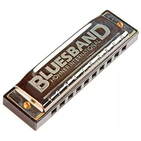 Set Armonica Blues Band Hohner 7 Tonos Estuche Semirigido
