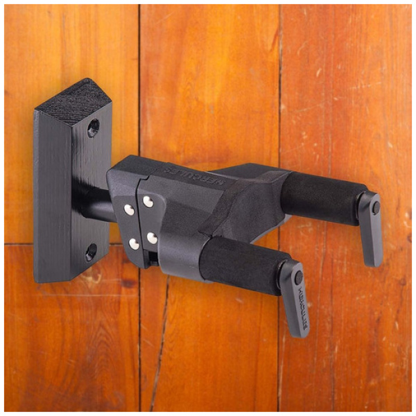 Soporte De Pared Para Guitarra Bajo Hercules Gsp38wbk Plus
