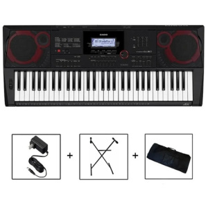 Teclado Piano Casio 5/8 Ct-x3000 Sensitivo + Fuente Soporte Funda