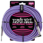 Cable Plug Ernie Ball P/Instrumento Textil Violeta 7.5m P06069
