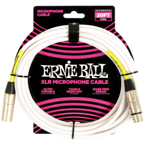 Cable Ernie Ball XLR P/Micrófono 6m P06389