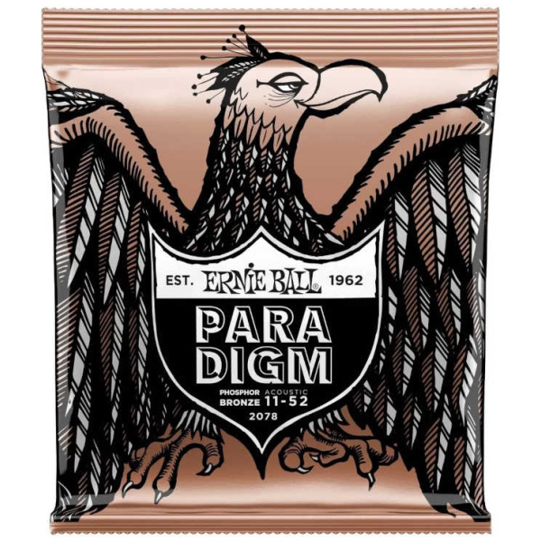 Encordado Ernie Ball 11/52 Acústica Cuerdas Paradigm P02078