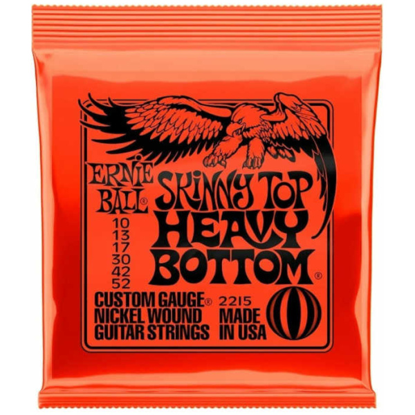 Encordado Ernie Ball Guitarra Eléctrica Heavy Cuerdas 10-52 P02215