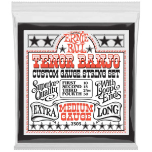 Encordado Ernie Ball Banjo Tenor Cuerdas 10-30 P02303