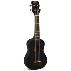 Ukelele Kohala Tiki Soprano Negro KT-SBK