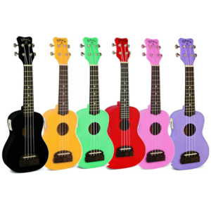 Ukelele Kohala Tiki Soprano C/Afinador KT-ST