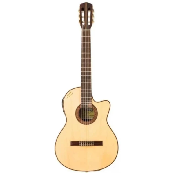 Guitarra Clásica Electrocriolla Gracia Wilde Profesional EQ Fishman