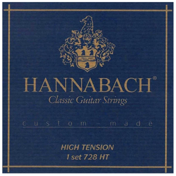 Encordado Hannabach Guitarra Clásica Tensión Alta Cuerdas 728HT