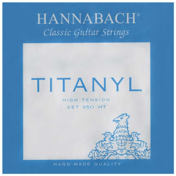 Encordado Hannabach Guitarra Clásica Tensión Alta Cuerdas Titanyl 950HT