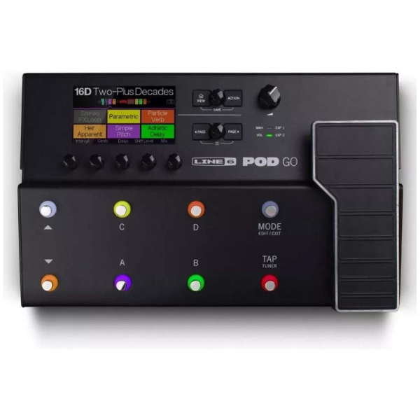 Pedalera Multiefectos Line 6 Pod Go Para Guitarra