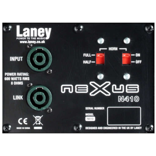 Amplificador Laney Nexus Bafle Bajo 4x10 600w N410