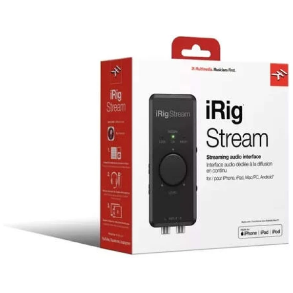 Interfaz De Audio IK Multimedia iRig Stream IOS Android Mac