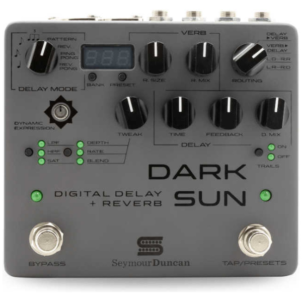 Pedal Seymour Duncan Delay y Reverb Dark Sun Mark Holcomb 11900-017