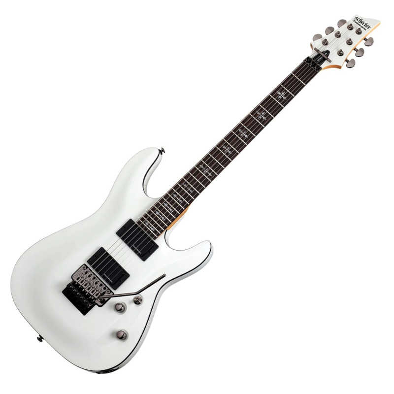 Guitarra Eléctrica Schecter Demon 6 FR VWHT | Blues Instrumentos