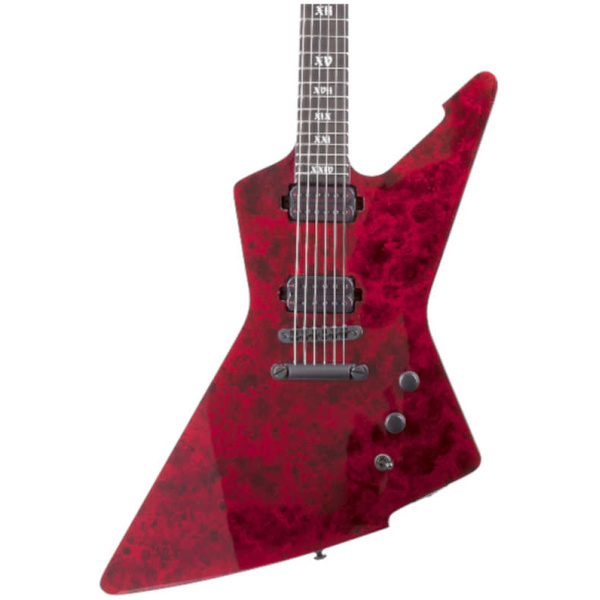 Guitarra Eléctrica Schecter Apocalypse E-1 Explorer Red Reign
