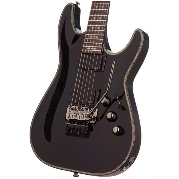 Guitarra Eléctrica Schecter Hellraiser C1 FR Gloss Black