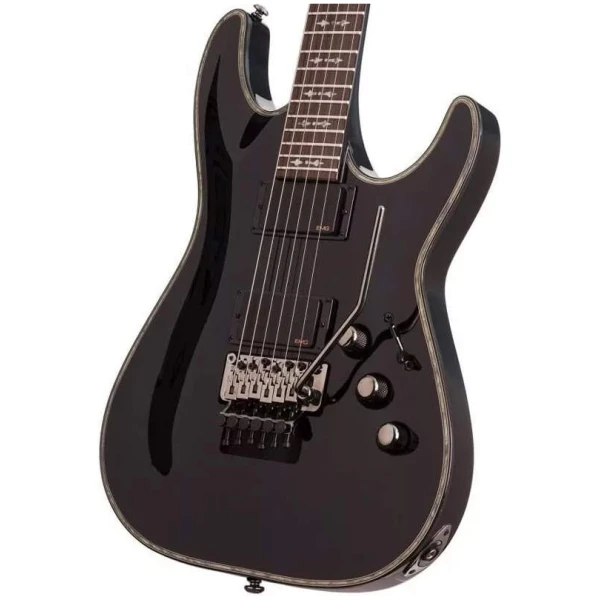 Guitarra Eléctrica Schecter Hellraiser C1 FR Gloss Black