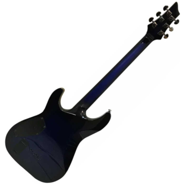 Guitarra Eléctrica Schecter Blackjack SLS C1 A Dots Azul STBB