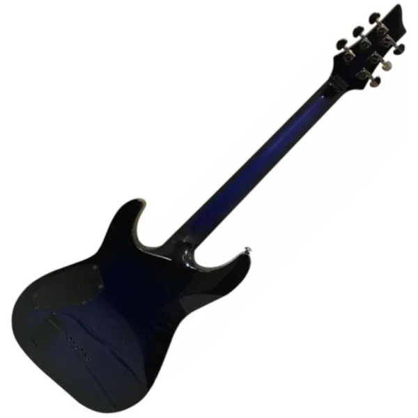 Guitarra Eléctrica Schecter Blackjack SLS C1 A Dots Azul STBB