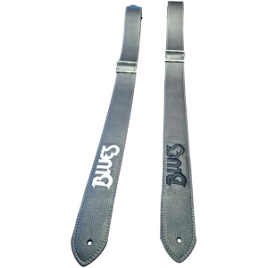 Correa Blues de Cuero Lisa con Hebilla