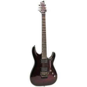 Guitarra Eléctrica Schecter Blackjack SLS C1 A Dots Roja
