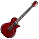 Guitarra Eléctrica Esp Ltd EC-100QM Roja LEC100QMSTBC