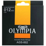 Encordado Olympia Guitarra Acústica Cuerdas AGS802 12-53