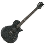 Guitarra Eléctrica ESP LTD Negra LEC100QMSTBLK