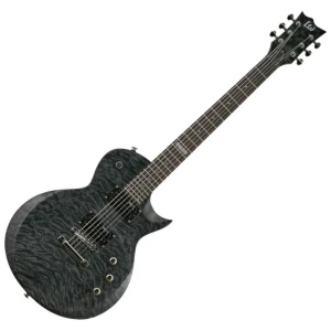 Guitarra Eléctrica ESP LTD Negra LEC100QMSTBLK