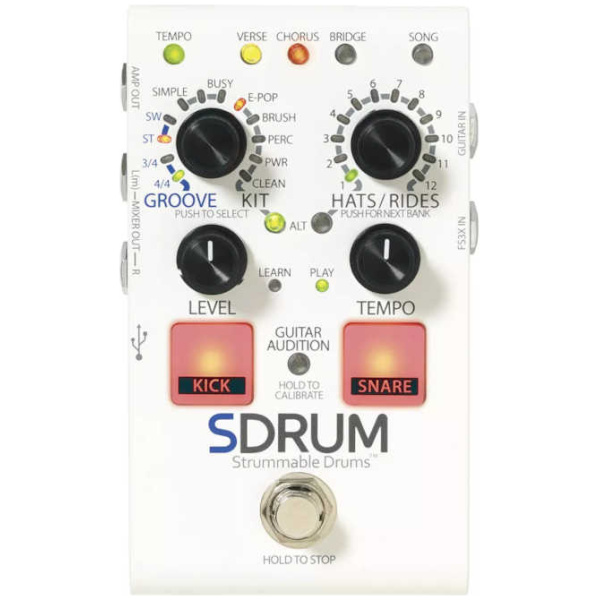 Pedal de Efecto Digitech Batería SDRUM