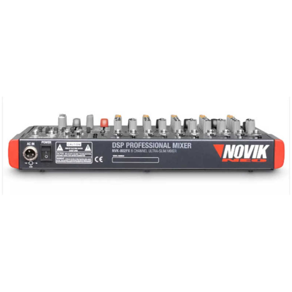 Consola Mixer 8 Canales Novik Nvk802fx Mp3/sd/bt