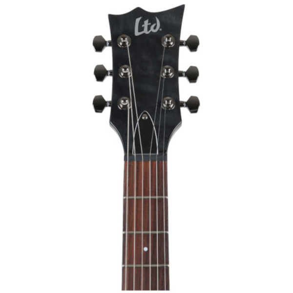 Guitarra Eléctrica ESP LTD Negra LEC100QMSTBLK