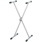 Soporte de Teclado Gewa F900522 Simple Plateado