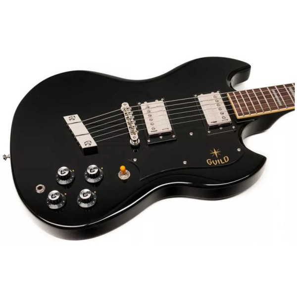 Guitarra Eléctrica Guild S-100 Polara Negra