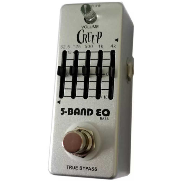 Pedal Ecualizador 5-band Eq Creep Micro Para Bajo